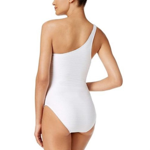 🎉🎉HP 🎉🎉NEW Ralph Lauren Ottoman One Shoulder Mio Swimsuit - Picture 2 of 5